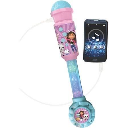 Gabby and the Magic House Microphone with Light Tube, Speaker (Auxiliary Input), Melodies and Sound Effects