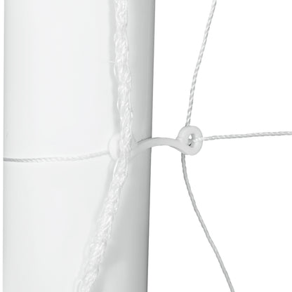 SPORTNOW Fußballtor, robustes Netz, Kunststoff-Rahmen, Heringe, 300L x 120B x 200H cm, Weiß