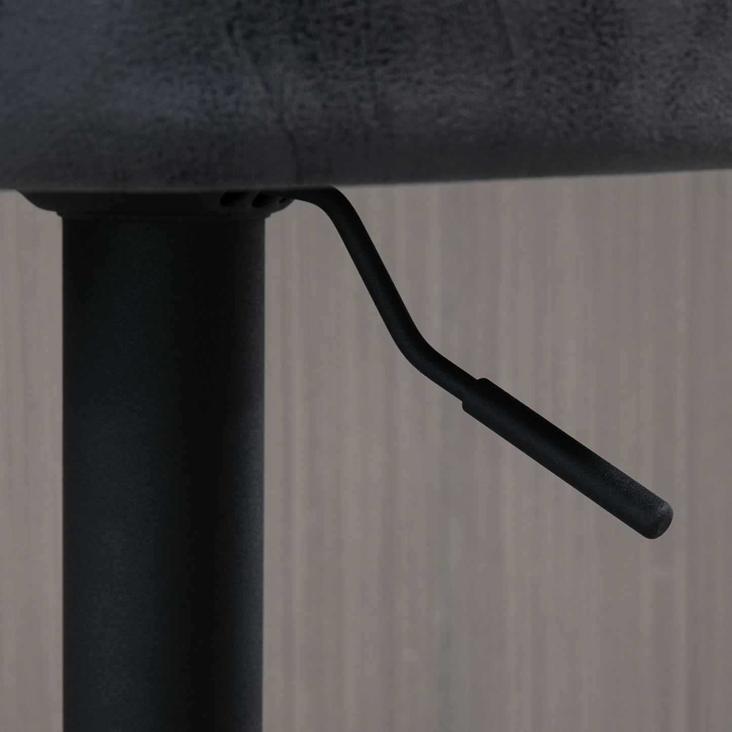 HOMCOM 2er-Set Barhocker, höhenverstellbar, 360-Grad-Schwenk-Design, 57 cm x 50 cm x 84-104cm, Grau
