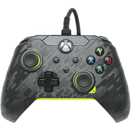 Gamepad - PDP - MAN FIL XBOX - Wired - Electric Carbon - Vibration Yes
