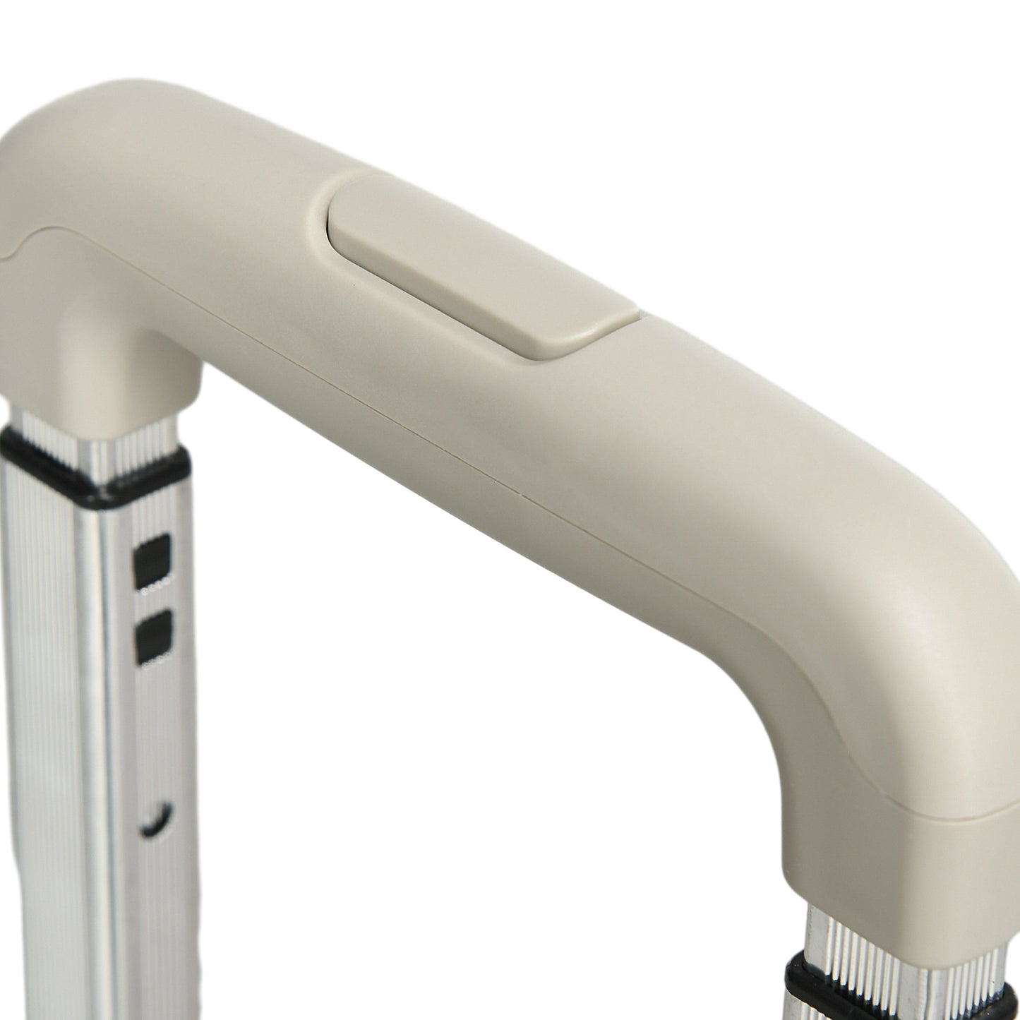 HOMCOM Einkaufstrolley Treppensteiger Mobil Transportbox, klappbar, Teleskopgriff, bis max. 65 Kilo belastbar, Weiß