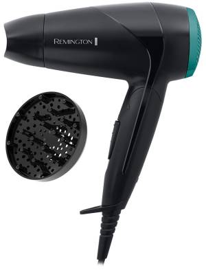 Remington Asciugacapelli D1500 Da Viaggio Pieghevole 2000w Nero