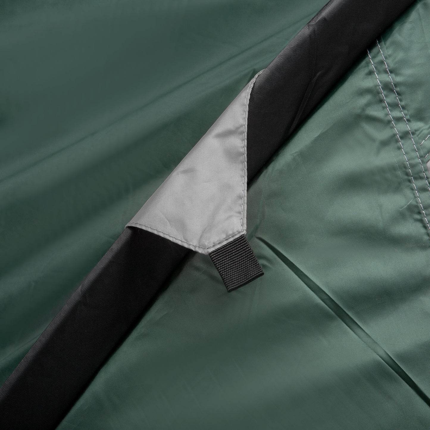 Outsunny 2-Personen-Campingzelt, Netzöffnungen, Lampenhaken, Tragetasche, Grau+Gelb