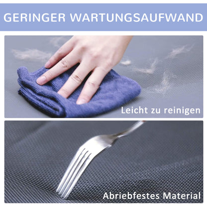 PawHut Hundebett Hundeliege Outdoor Katzenbett Haustierbett Schlafplatz Metall 600D Oxford-Gewebe Blau 91,5 x 76,2 x 18 cm