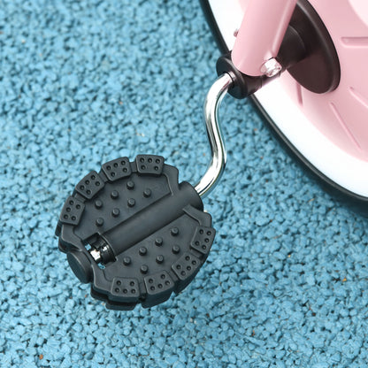 AIYAPLAY Dreirad für Kinder 2-5 Jahre, höhenverstellbarer Sitz, Klingel, Fahrradkorb, Metallrahmen, Rosa