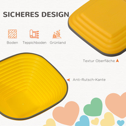 AIYAPLAY Balance-Trittsteine für Kinder, 6 Teile, Rutschfest, Hindernislauf-Steine, für Motorik-Förderung, Kunststoff, Bunt