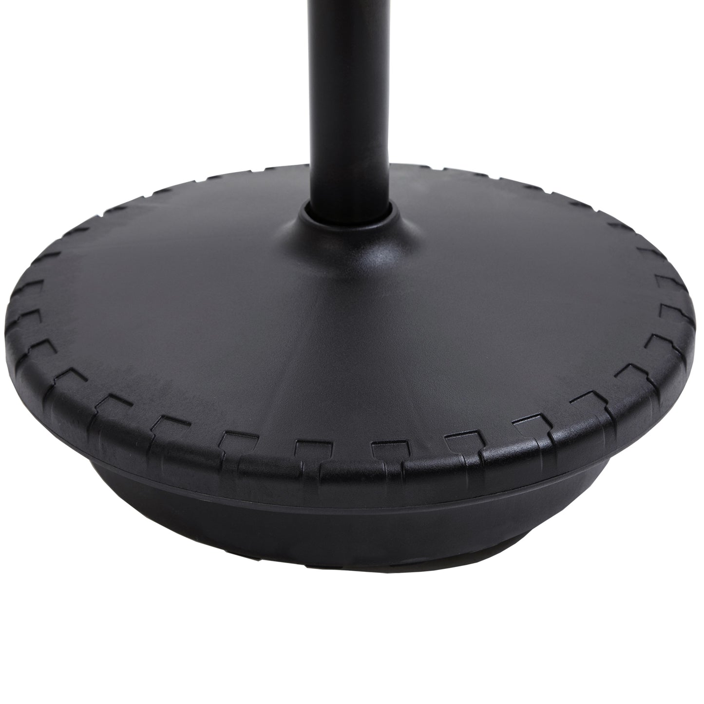 Vinsetto Bürohocker mit Schwenkfunktion, ergonomischer Hocker, höhenverstellbar 65,5-83,5 cm 120° neigbar Grau
