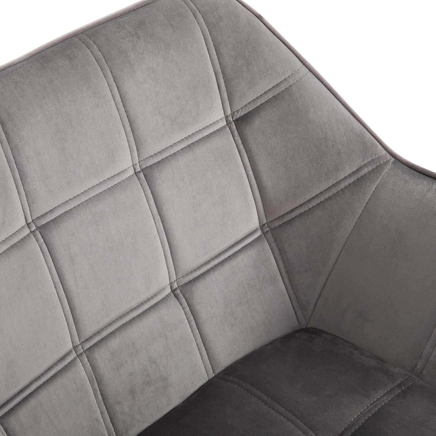 HOMCOM Relaxsessel Skandidesign Lesesessel Akzentsessel, Steppung, 67cm x 61,5cm x 71cm. Grau