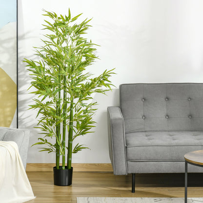 HOMCOM Künstliche Bambus-Pflanze, 924 Blätter, روبوستر توبف, كونستموس, كونستستوف, جرون