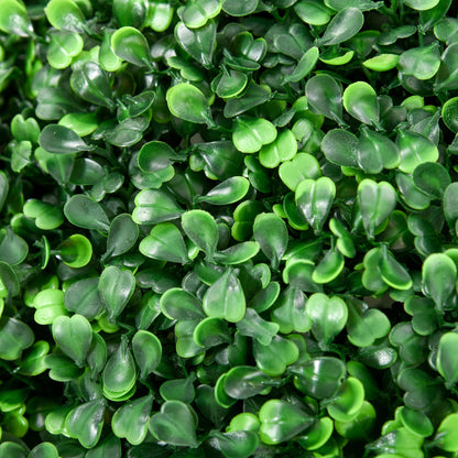 HOMCOM 2er-Set Buchsbaumkugel, Künstliche Pflanzen, Zimmerpflanze mit UV-Schutz, Deko-Pflanze, für Indoor, Outdoor, Grün