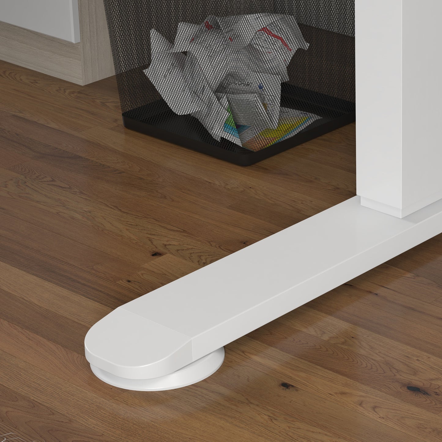 Vinsetto Stehpult höhenverstellbarer Computertisch Schreibtisch, 140 cm x 70 cm x 116 cm, Weiß