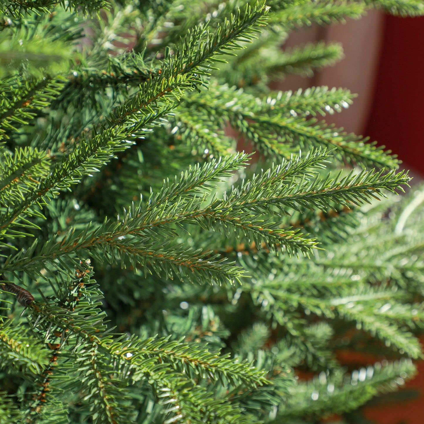 HOMCOM Weihnachtsbaum 150 cm, realistisches Aussehen, Schnellaufbau, inkl. Ständer, feuersicherer Kunststoff