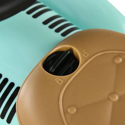 AIYAPLAY Kinder Rutschauto, Vintage-Design, versteckter Stauraum, Kippschutz, Hupe, 12-36 Monate, Grün