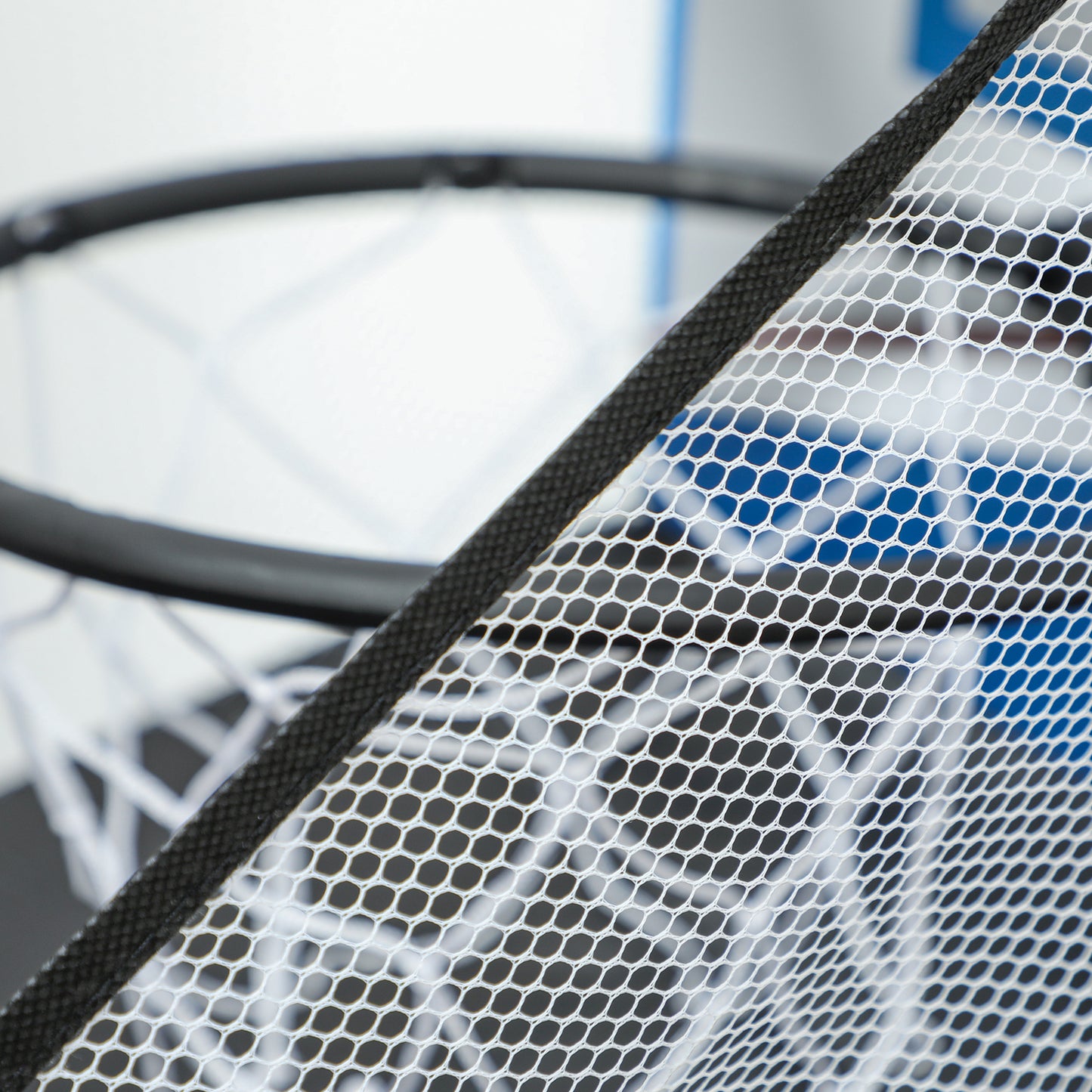 SPORTNOW 5-in-1-Spieletisch, Billard, Tischtennis, Hockey, Basketball, Bogenschießen, Zubehör inklusive, MDF, Kunststoff, Blau