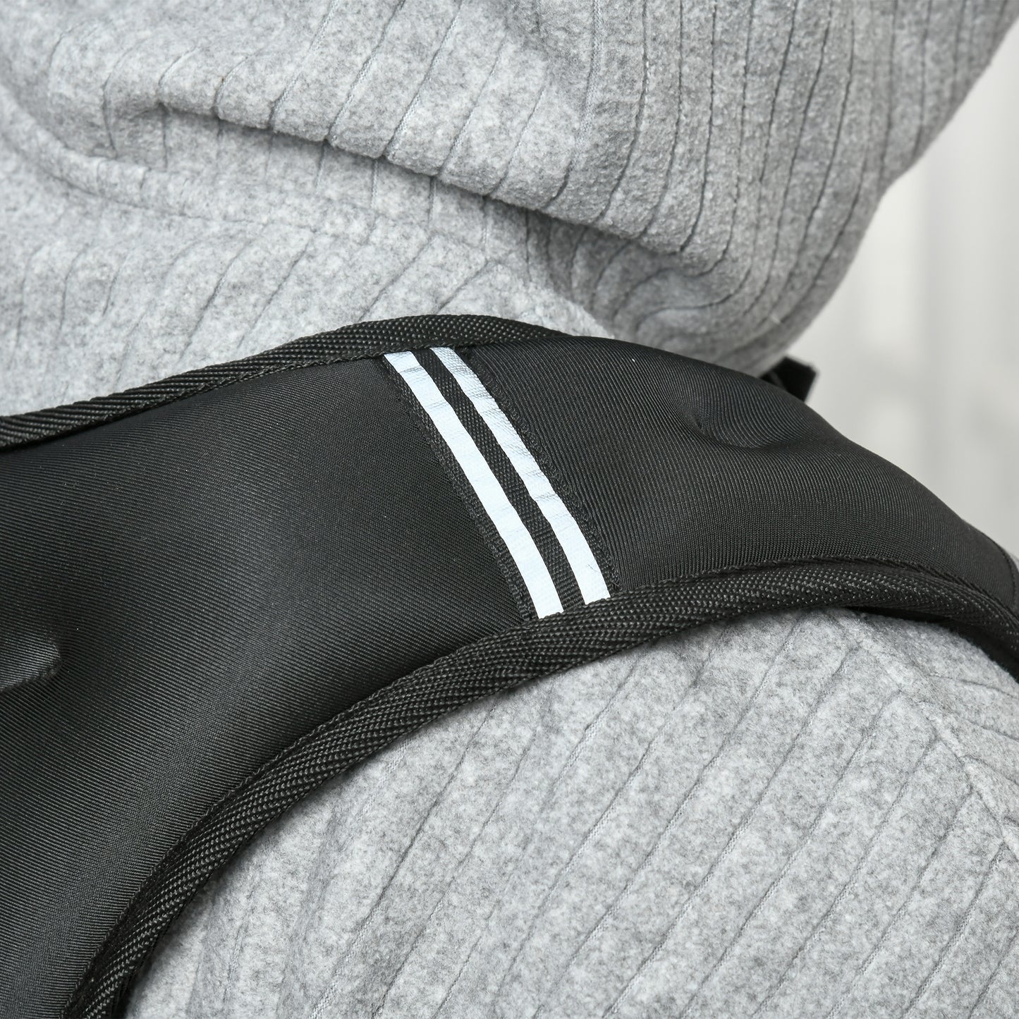 HOMCOM Gewichtsweste 5 KG / 8 KG / 10 KG verstellbare Trainingsweste mit herausnehmenbar Gewichten Laufweste Damen Herren für Muskelaufbau Krafttraining, Laufen, Fitness, Cross Training