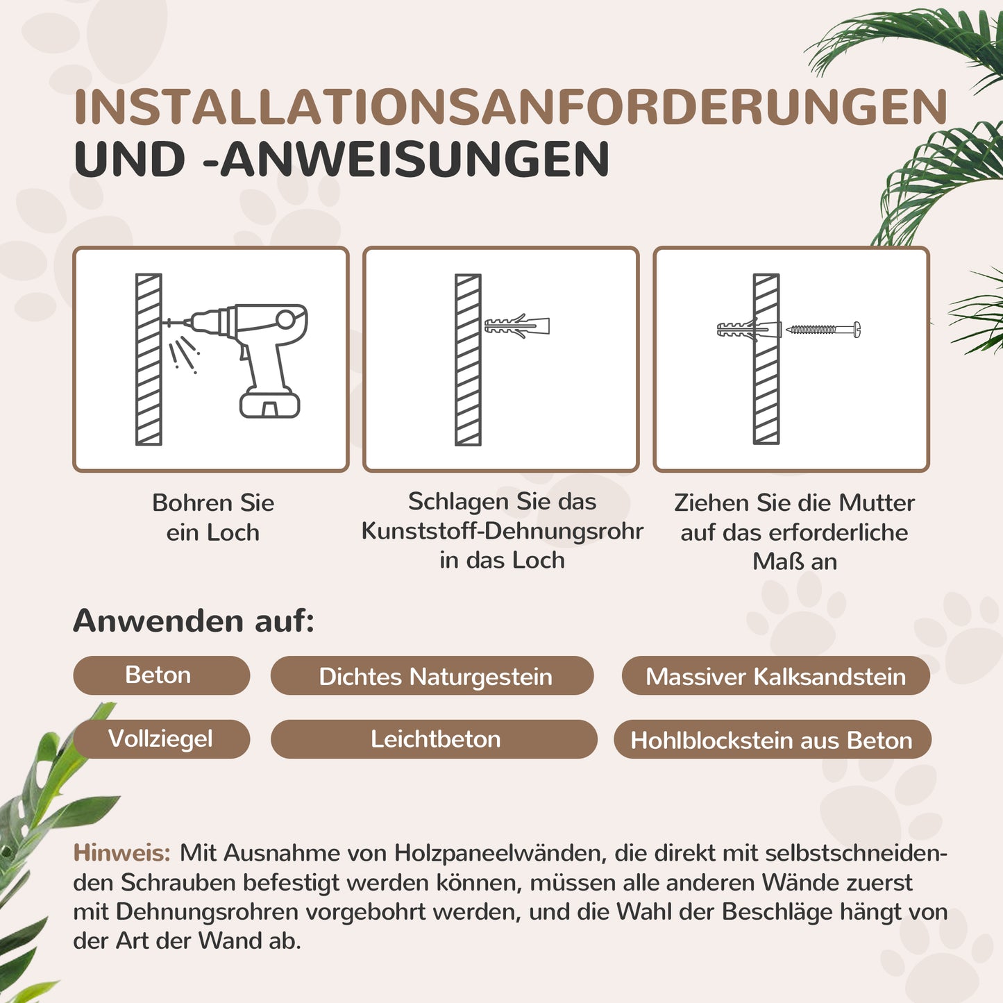 PawHut Katzentreppen-Set, 4-teilig, Kratzmöbel mit Sisal-Stufen, doppelter Plattform, Hellgrau/Cremeweiß