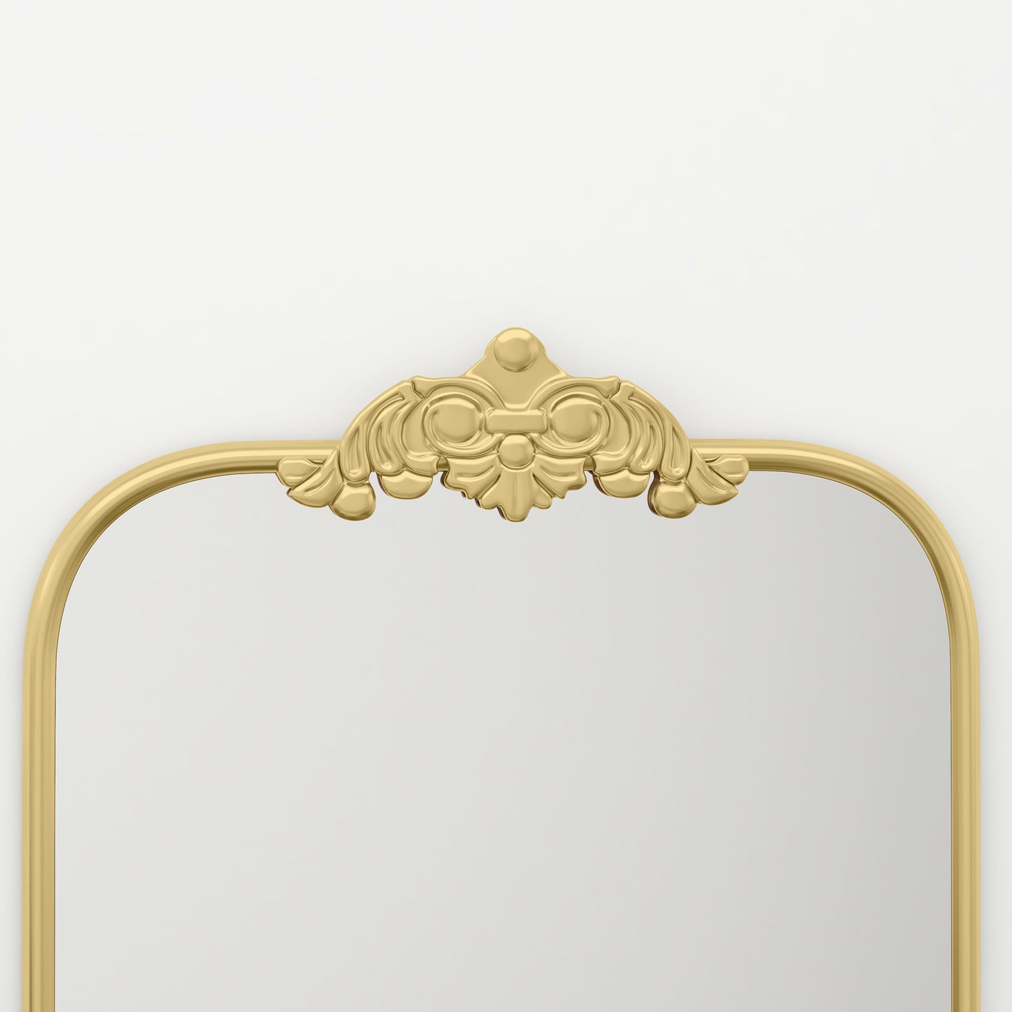 HOMCOM Wandspiegel, stilvoll, 60x3x87cm, Goldton