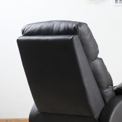 HOMCOM Relaxsessel Fernsehsessel Couch-Sessel Liegesessel Winkelschreibtisch mit CPU-Ständer verstellbar ergonomisch Kunstleder Stahl Braun 75 x 92 x 99 cm
