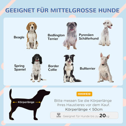 PawHut Hundehütte, wetterfest, herausnehmbarer Boden, Tannenholz, 75x88x82 cm, Grau/Schwarz
