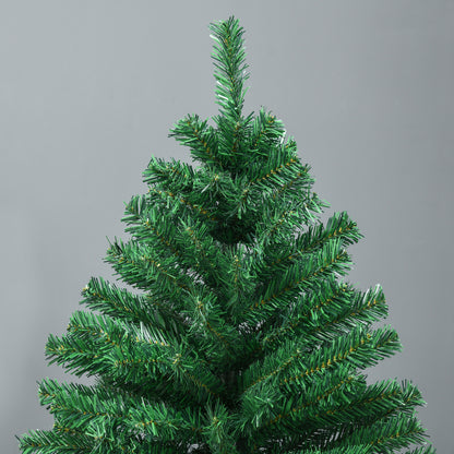 HOMCOM Künstlicher Weihnachtsbaum 180 cm künstlich Tannenbaum mit 1000 Spitzen Christbaum Weihnachtsdeko inkl. Metallständer für drinnen