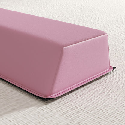 SPORTNOW Schwebebalken 2,4 m, faltbar, rutschfester Boden, für 3+ Jahre, bis 80 kg, Rosa