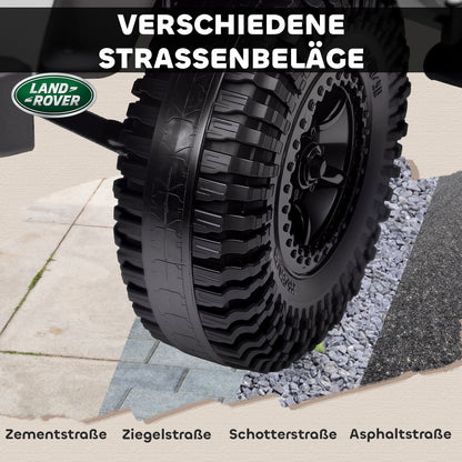 AIYAPLAY Kinder-Elektroauto, 12V Batterie-Betrieb, Fernbedienung, Musik-Funktion, Hupe, LED-Lichter, Weiß