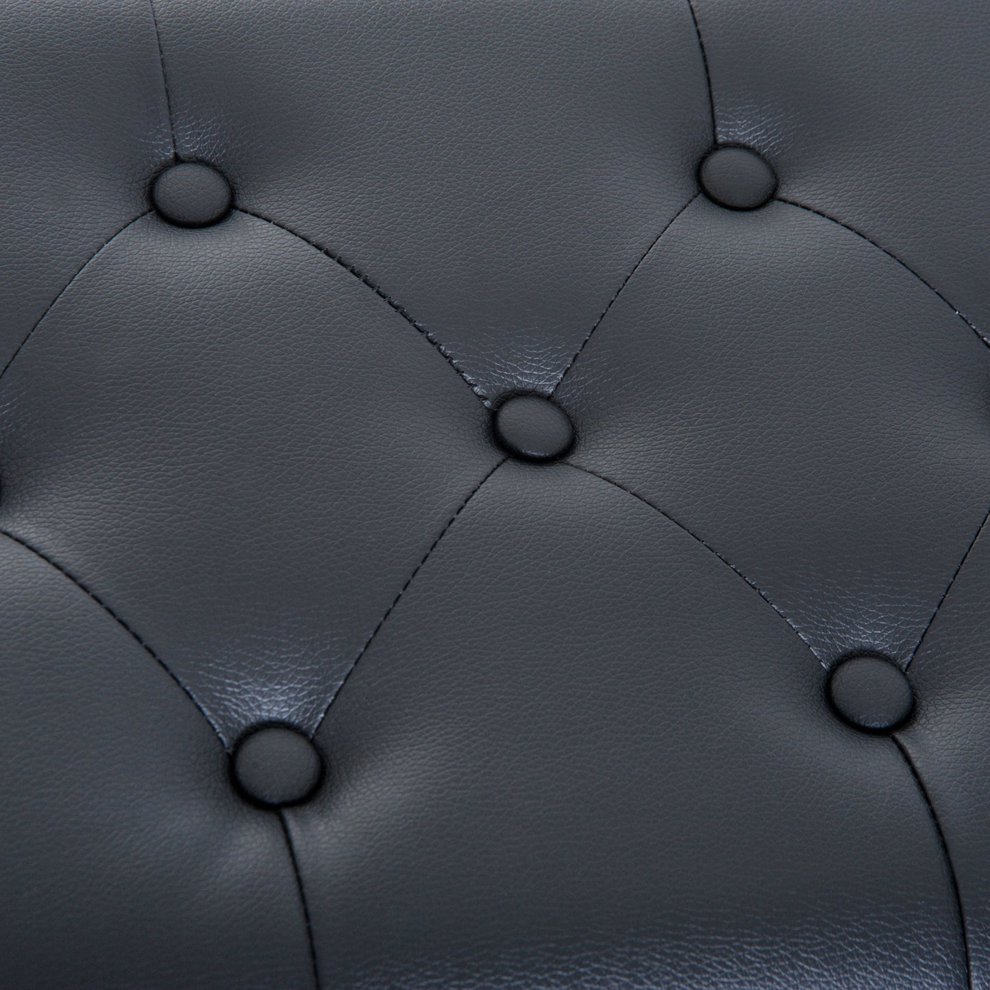 HOMCOM Klavierhocker Höhenverstellbar Klavierbank mit Verstecktem Stauraum, Pianobank mit Kunstleder Kissen Keyboardbank für Piano Keyboard 54,5 x 33 x 48-58 cm Schwarz