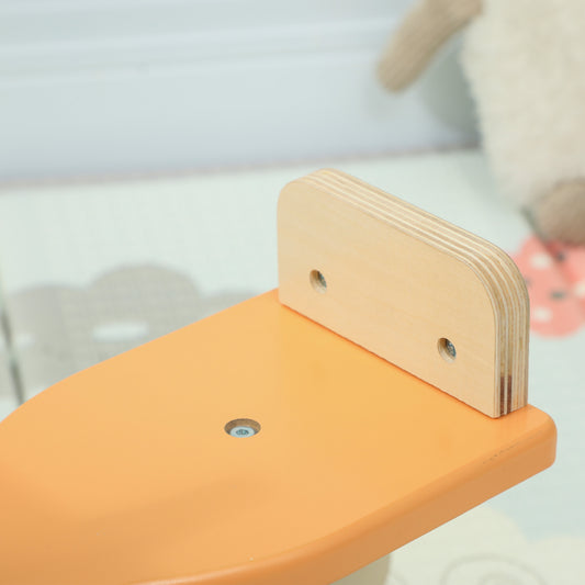 AIYAPLAY Schaukeltier Esel Baby Schaukelspielzeug mit Haltegriffen Schaukel Schaukelsitz 59 x 27 x 43 cm Blaugrün