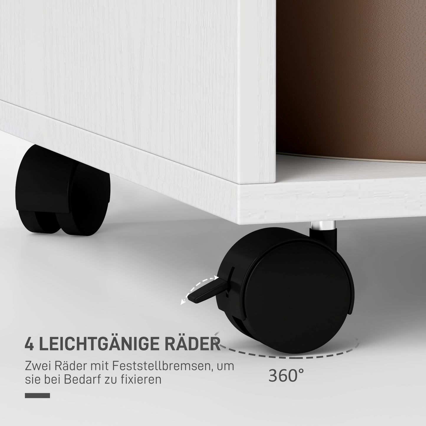 HOMCOM Kleiderschrank Garderobe، 60 سم × 40 سم × 127 سم، 1 Kleiderstange، 2 Regale، Weiß