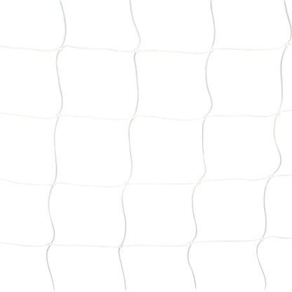 SPORTNOW Fußballtor, robustes Netz, Kunststoff-Rahmen, Heringe, 300L x 120B x 200H cm, Weiß