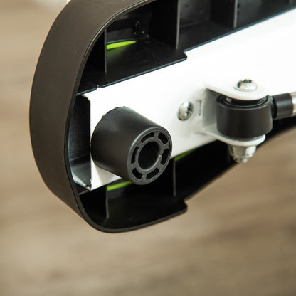 HOMCOM Stepper Fitnessgerät, LCD-Monitor, rutschfeste Pedale, Stahl und ABS, 55x44x108 cm, Grün+Schwarz