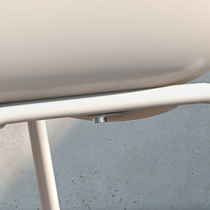 Outsunny 4er-Set Gartenstühle Outdoorstühle Gartenstuhl, Moderns Design, 59 cm x 55 cm x 84 cm, Grau