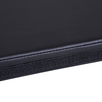 HOMCOM Pole-Dance-Matte, 5 cm dicke runde Kunststoff-Matte für Pole-Dance-Übungen, Gymnastik, Yoga, Schwarz