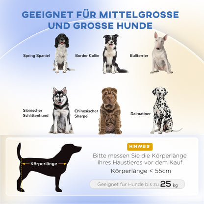 PawHut Haustiersofa Hundesofa, Skandidesign, abnehmbares Polster, Samtoptik, 102 cm x 58,5 cm x 42,5 cm, Rosa + Natur