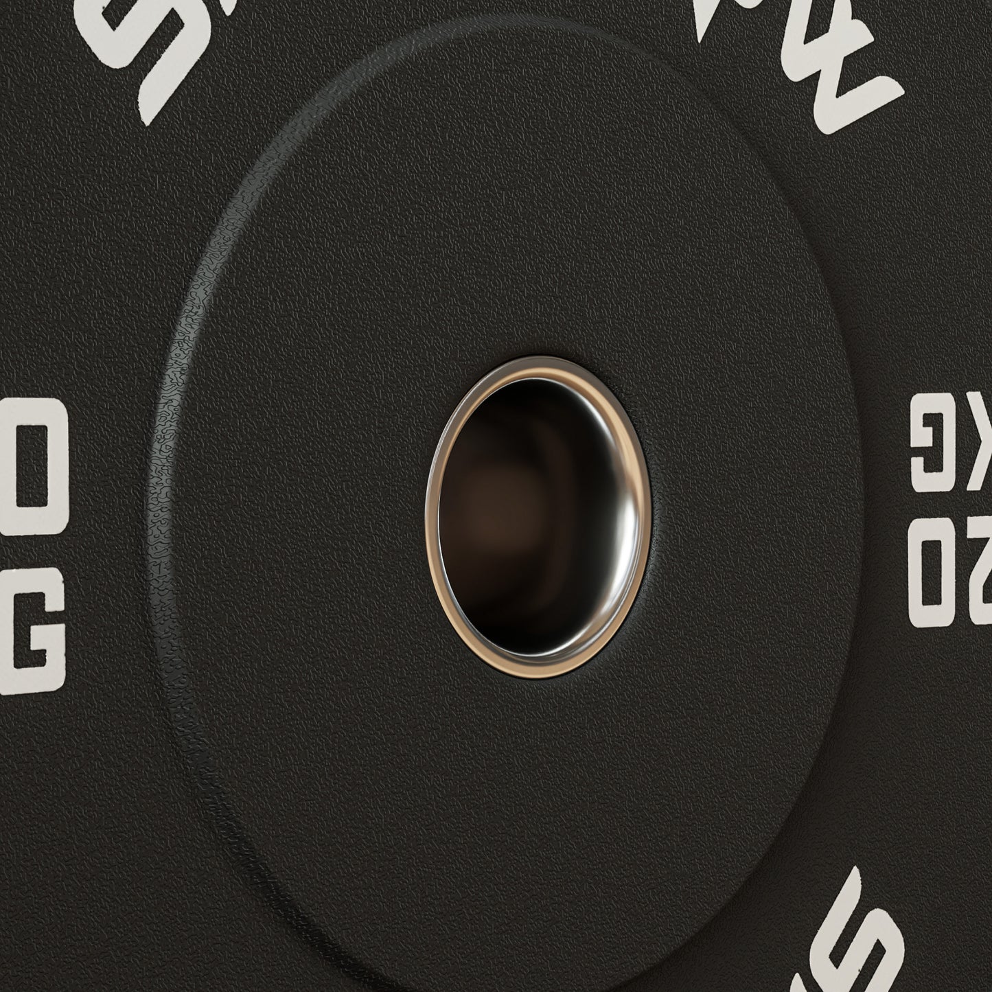 SPORTNOW Hantelscheiben-Set, 2 x 20 kg, olympischer Standard, Gummi, geräuscharm, Schwarz