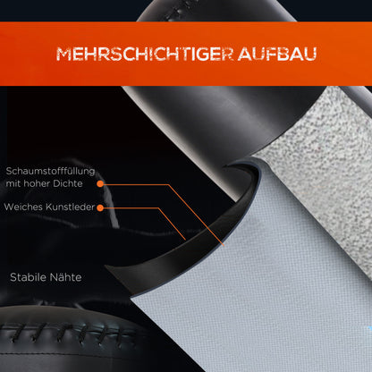 HOMCOM Boxsack freistehend 170cm Standboxsack mit Saugnapf-Basis Kickboxsack schwerer Boxing Trainer für Erwachsene Jugendliche Fitness Boxsack für Krafttraining Boxtraining MMA-Training