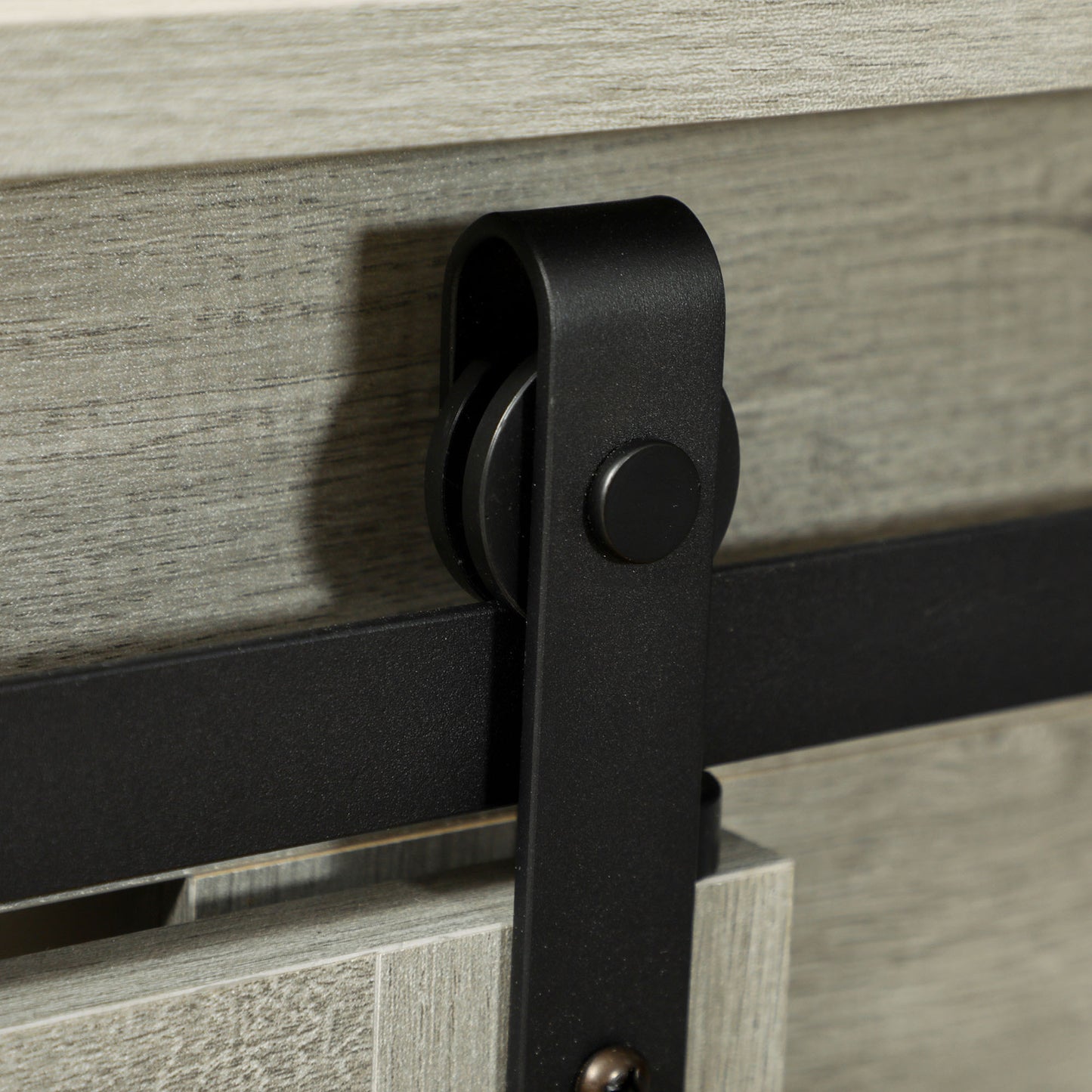 PawHut Hundekäfig mit 2 Türen, Hundebox, Transportbox für Hunde, rustikales Design, verriegelbar, Grau