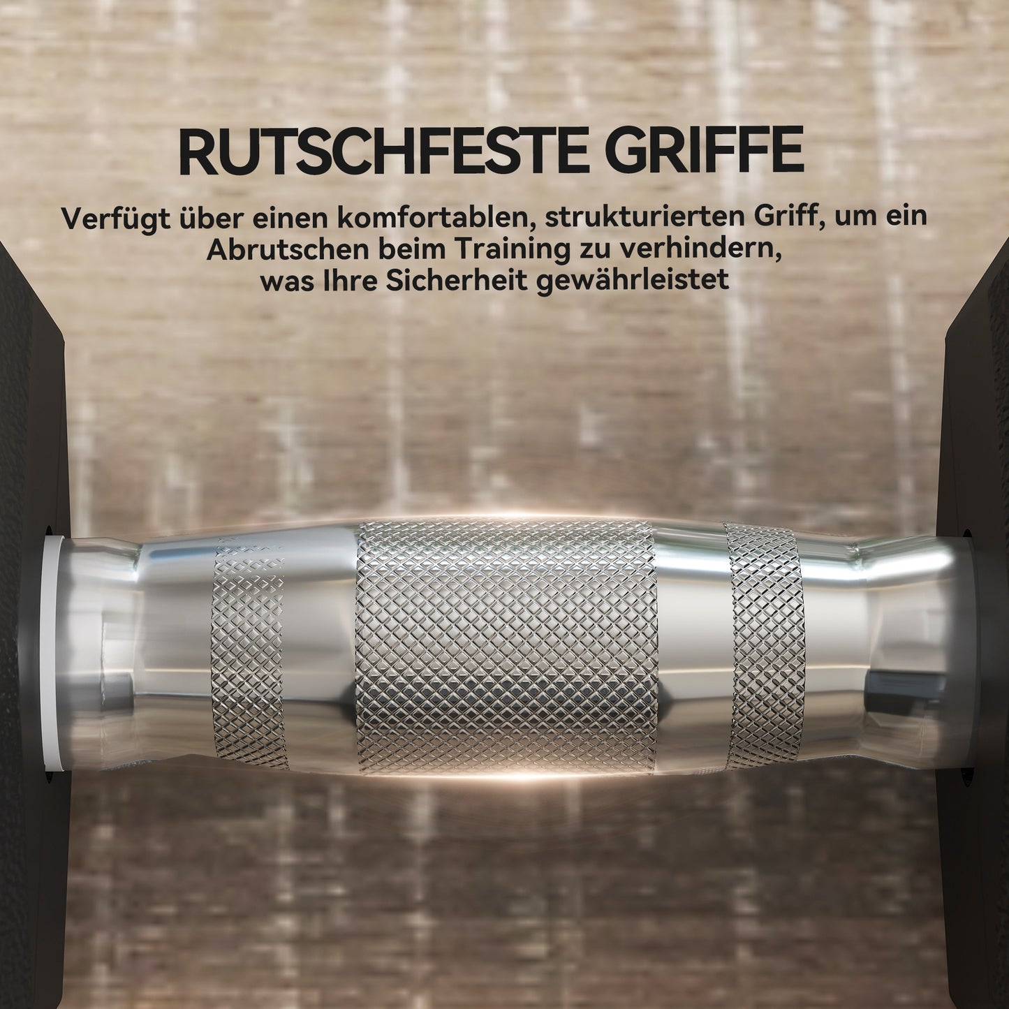 HOMCOM Hanteln mit gerändeltem Griff, Kurzhantel aus Gusseisen, 2 x 12,5 kg für Zuhause, Fitnessstudio, Krafttraining