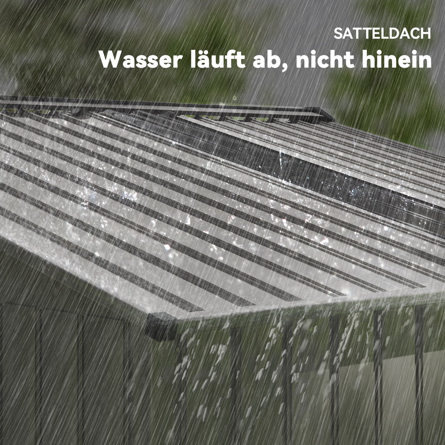 Outsunny Geräteschuppen aus Metall mit Schiebetüren und Belüftungsfenstern، 277 × 195 × 192 سم، غراو