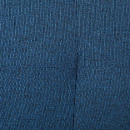 HOMCOM Sitzbank mit Stauraum, Ottomane, Flurbank, Knopfheftung,125,1 cm x 48,9 cm x 41,3 cm, Blau