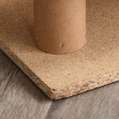 PawHut Hundetreppe 4-stuffig, 35 cm Katzentreppe für Bett und Sofa, Haustiertreppe für Hunde وKatzen bis 5 كجم، Plüschoptik، بيج