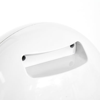 HOMCOM LED Elektrokamin Mini Tisch Standkamin Kaminofen mit Flammeneffekt 1500W ABS-Kunststoff Weiß 30,5 x 18 x 35 cm