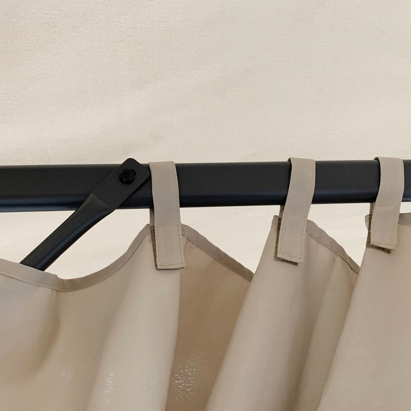 Outsunny Gartenpavillon Pavillon 3 x 3 m Gartenzelt Dach mit Belüftungslöcher Festzelt Partyzelt mit 4 x Seitenteile wetterfest Aluminium Polyester khaki